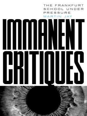 cover image of Immanent Critiques